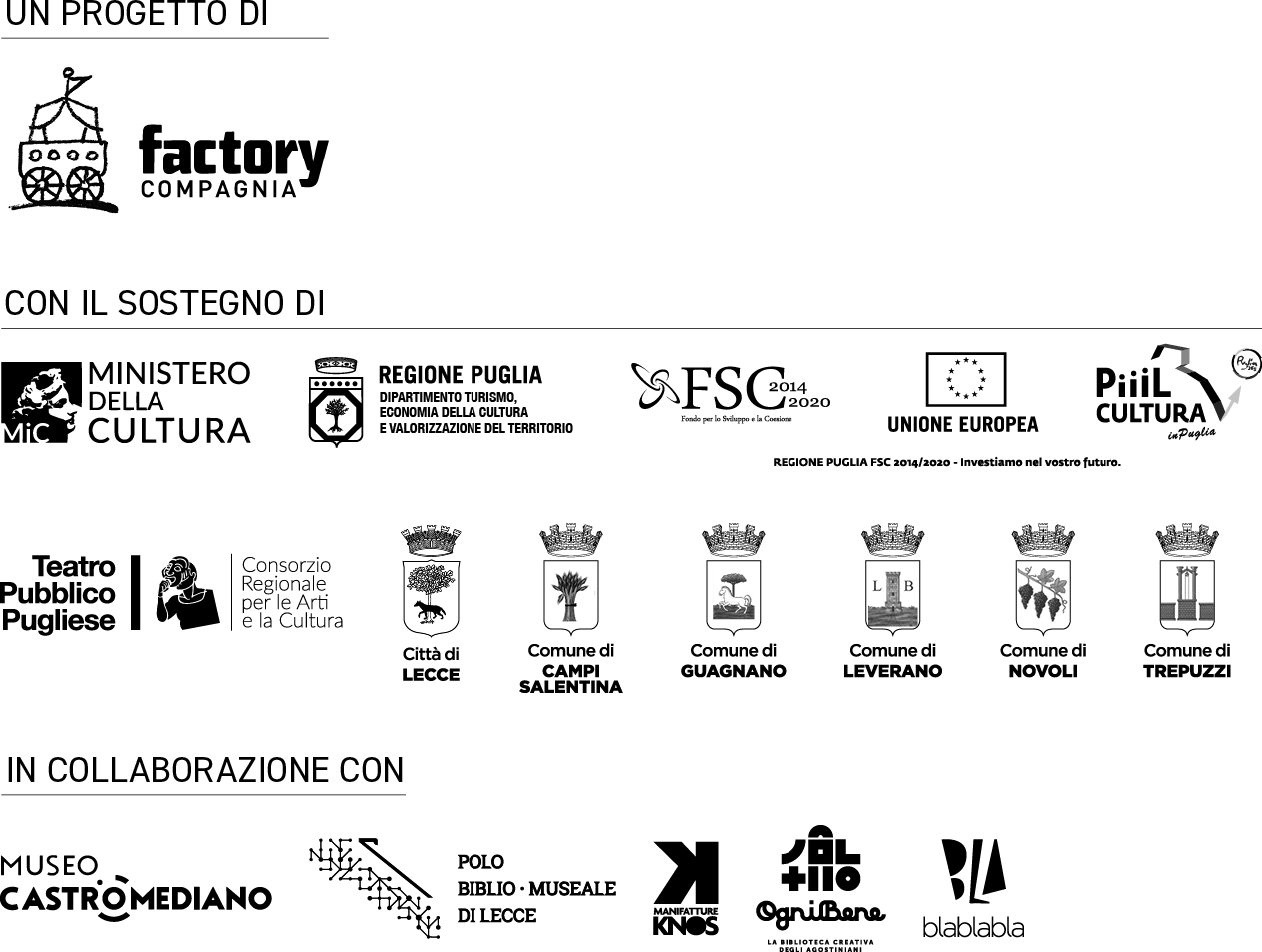 La scena dei ragazzi 23-24 loghi mobile