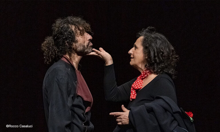 i due attori in scena