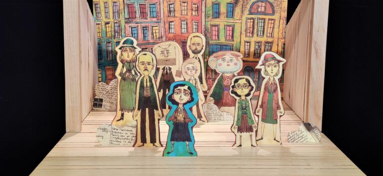 i personaggi pop-up dello spettacolo