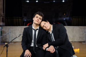 i protagonisti in scena