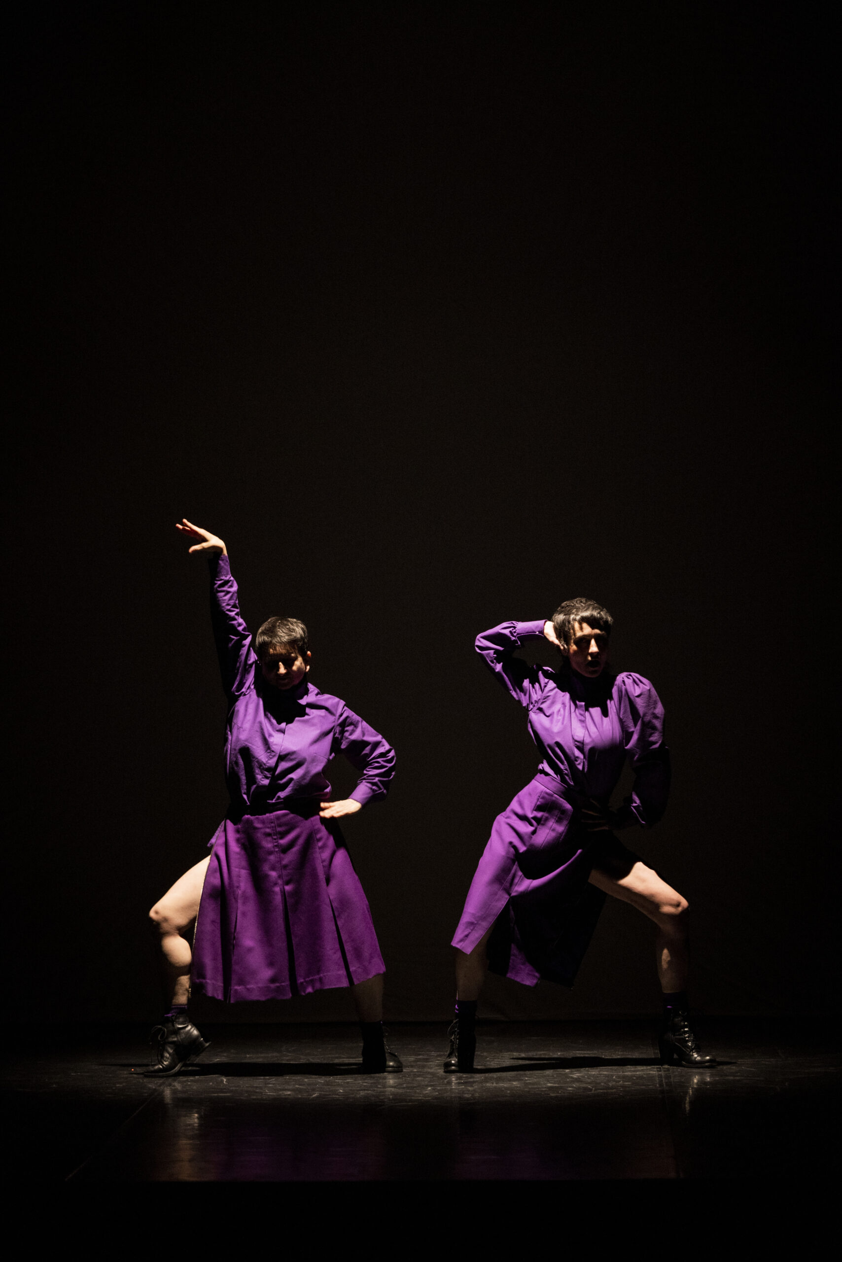 due attrici in scena